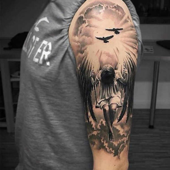 Tatuaggio Angelo Significato Idee E Foto Tatuaggio Co