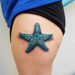 Tatuaggio Stella Marina: Foto, Significato, Idee